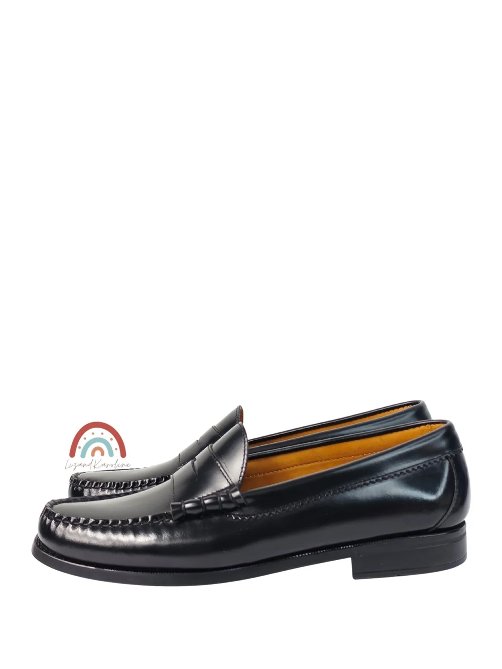 New! J. Crew Camden Leather Loafers Black 9.5
